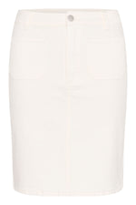 Load image into Gallery viewer, Kaffe - KAkarla Twill Skirt - Chalk