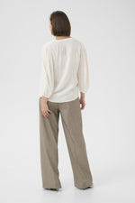 Load image into Gallery viewer, Kaffe - KAannika Blouse - Chalk