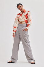 Load image into Gallery viewer, Second Female - Fridenza Wrap Blouse - Dark Chalk