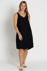 Load image into Gallery viewer, Mela Purdie - Audrey Dress - Black