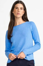 Load image into Gallery viewer, Rich And Royal - Organic Heavy Jersey Longsleeve - Blue Belle