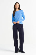 Load image into Gallery viewer, Rich And Royal - Organic Heavy Jersey Longsleeve - Blue Belle