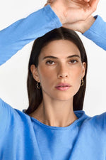 Load image into Gallery viewer, Rich And Royal - Organic Heavy Jersey Longsleeve - Blue Belle