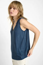 Load image into Gallery viewer, Le Temps Des Cerises - Garci Singlet Top - Night