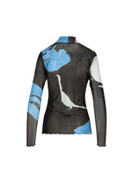 Load image into Gallery viewer, Coster Copenhagen - Mesh Blouse - Shadow Graphic Print