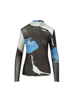 Load image into Gallery viewer, Coster Copenhagen - Mesh Blouse - Shadow Graphic Print