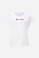 Load image into Gallery viewer, Rich And Royal - Boyfriend Sparkle Organic T-Shirt - White