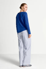Load image into Gallery viewer, Rich And Royal - Organice Heavy Jersey Long Sleeve T-Shirt - Royal Blue