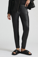 Load image into Gallery viewer, Raw By Raw - Frankie Jogger Pant Leather - Jet