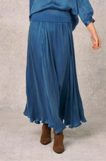 Load image into Gallery viewer, Valerie Khalfon - Meer Skirt Blue
