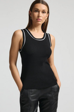 Load image into Gallery viewer, Raw By Raw - Base Layer Ribbed Singlet - Jet