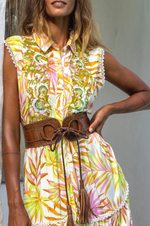 Load image into Gallery viewer, Miss June - Laure Belt 100% Goat Leather - Tan