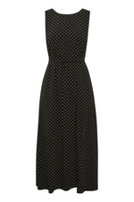 Load image into Gallery viewer, Gestuz - Katia Long Dress - Split Pea Dot