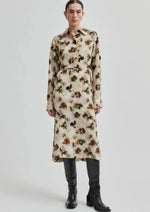 Load image into Gallery viewer, Second Female - Flor Floral Long Sleeve Dress Festival Bloom