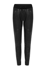 Load image into Gallery viewer, Raw By Raw - Frankie Jogger Pant Leather - Jet