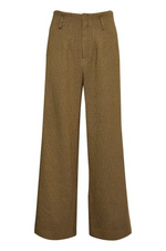 Load image into Gallery viewer, Gestuz - Fraya High Waisted Pants - Amber Green Check