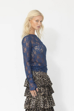 Load image into Gallery viewer, Joey - Lace Top - Sapphire

