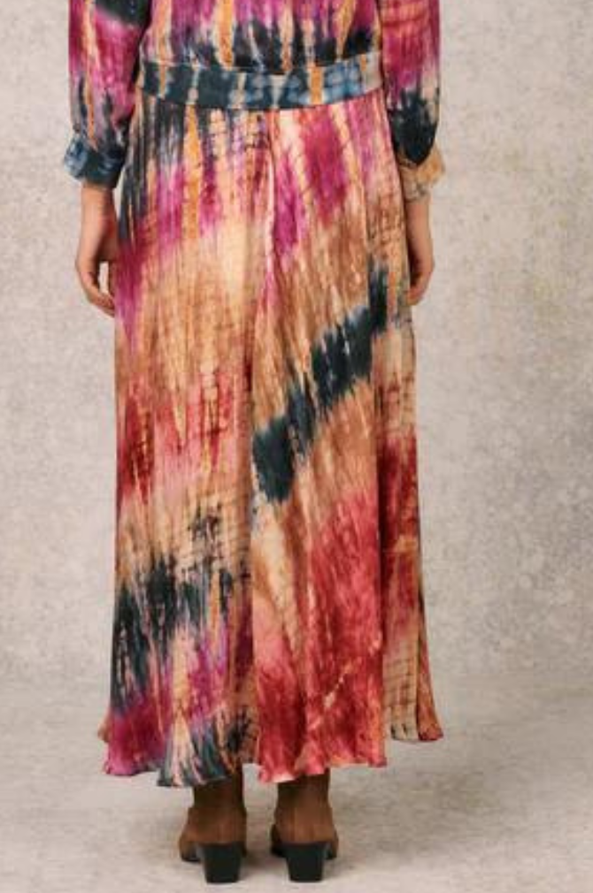 Valerie Khalfon  - Journey Skirt - Multicolour Tie & Dye