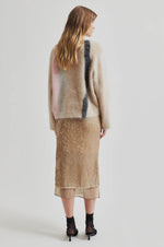 Load image into Gallery viewer, Second Female | Marbel O-Neck Knit | Trench Coat