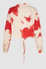 Load image into Gallery viewer, Second Female - Fridenza Wrap Blouse - Dark Chalk