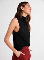 Load image into Gallery viewer, Bella Dahl - Cowl Neck Bias Top - Black