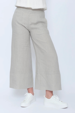 Load image into Gallery viewer, Blueberru - Linen Pant Palazzo - Beige