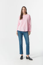 Load image into Gallery viewer, Cloth Paper Scissors - Raglan Tee On Repeat - Pink A Boo