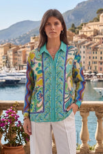 Load image into Gallery viewer, Johnny Was - The Audrey Button Up Shirt - Rosea