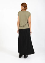 Load image into Gallery viewer, Coster Copenhagen - Heart Basic V Neck T Shirt - Dusty Olive