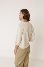Load image into Gallery viewer, Indi And Cold - Cotton Bouclé Jersey Sweater - Crudo 518