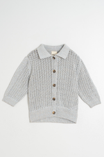 Load image into Gallery viewer, Indi And Cold - Open Knit Chaqueta - Hielo EA525