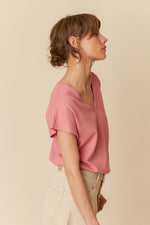 Load image into Gallery viewer, Indi And Cold - Rustic Effect Melange T Shirt - Sandia 365