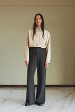Load image into Gallery viewer, Indi And Cold - Double Jacquard Knitted Pant - Marengo 396