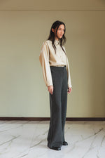 Load image into Gallery viewer, Indi And Cold - Double Jacquard Knitted Pant - Marengo 396
