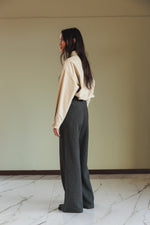 Load image into Gallery viewer, Indi And Cold - Double Jacquard Knitted Pant - Marengo 396