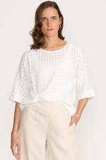 Load image into Gallery viewer, Foil - Hatch A Plan Top - Vanilla