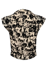 Load image into Gallery viewer, Gestuz - GZflora Top - Butter Yellow/Black