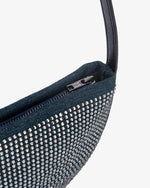 Load image into Gallery viewer, HVISK - Halo Denim Embellished Bag - Blue Ink