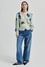 Load image into Gallery viewer, Second Female - Thistle Wrap Blouse Surf Web