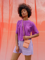 Load image into Gallery viewer, Indi And Cold - Compact Leather Bag - Pomelo