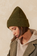 Load image into Gallery viewer, Indi And Cold - Knitted Beanie - Military