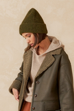 Load image into Gallery viewer, Indi And Cold - Knitted Beanie - Military