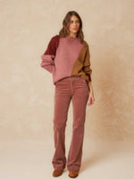 Load image into Gallery viewer, Indi And Cold - Noah Micro Cord Flared Pant - Almond