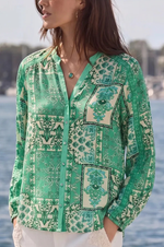 Load image into Gallery viewer, Johnny Was - Ellen Button Up Top - Hollandia