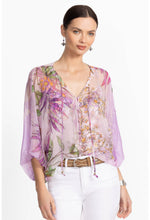Load image into Gallery viewer, Jade By Johnny Was - Harlan Button Front Blouse - Dallia