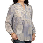 Load image into Gallery viewer, Johnny Was - Henley Yoke Blouse - Lucinda