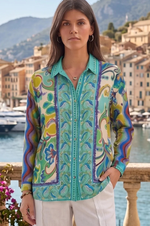 Load image into Gallery viewer, Johnny Was - The Audrey Button Up Shirt - Rosea