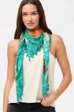 Load image into Gallery viewer, Johnny Was - Silk Scarf - Edenia