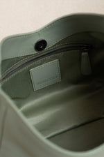 Load image into Gallery viewer, Indi And Cold - Leather Bag With Braided Handle - Salvia 730