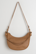 Load image into Gallery viewer, Indi And Cold - Half Moon Leather Bag - Marron